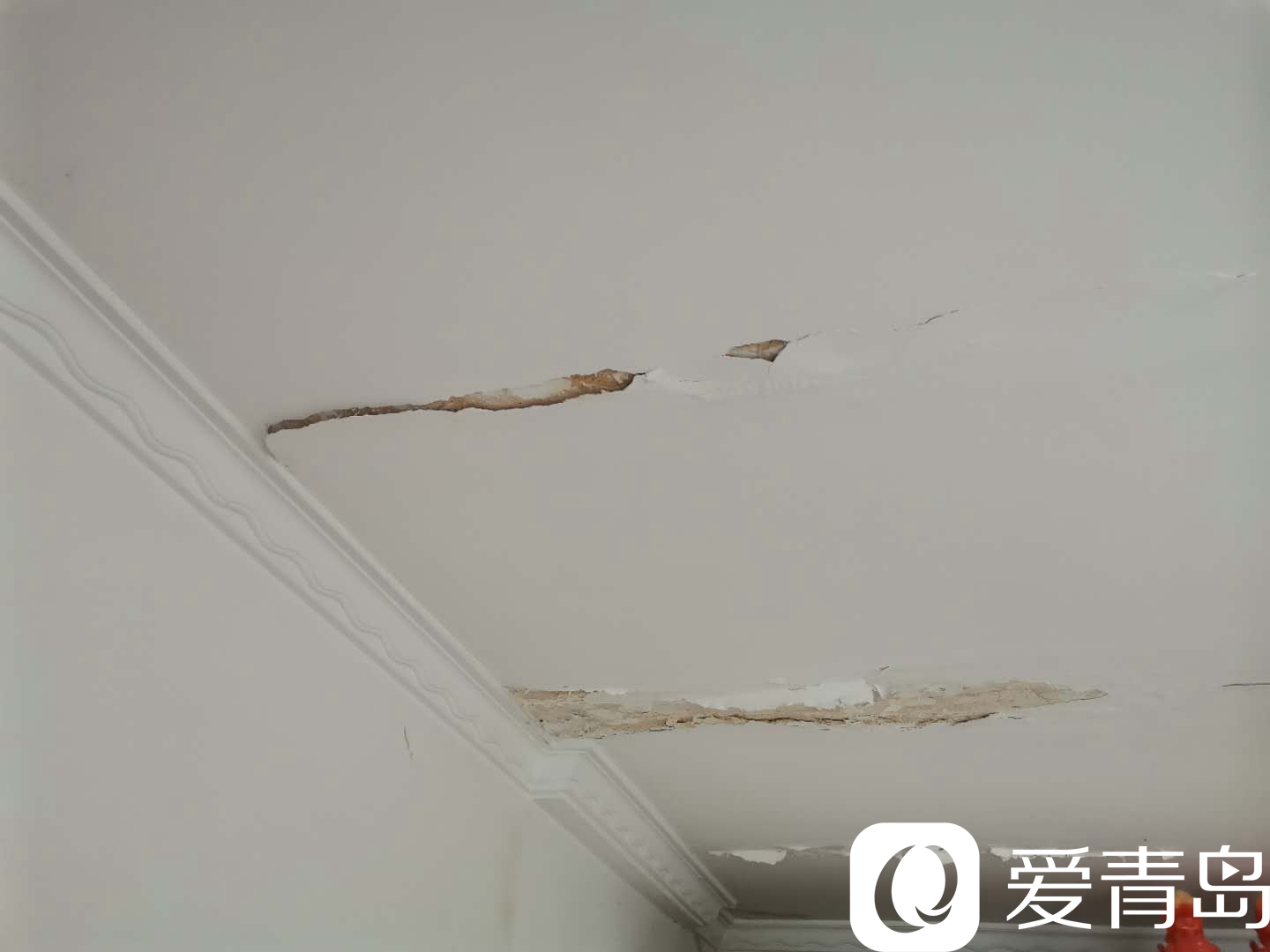 漏水|闹心！青岛一老楼屋顶漏水严重，隔壁房主失联急坏邻居