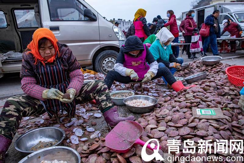 冬日逛沙子口大集 这里的东西很丰富