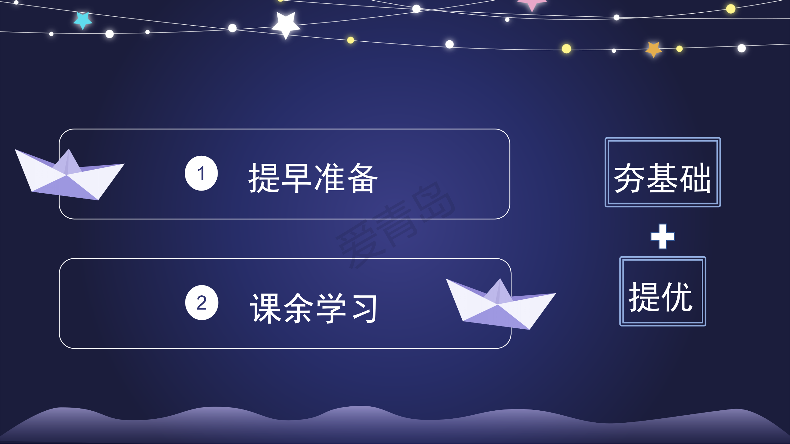 分享会|暑期分享会PPT大放送｜王祖荫