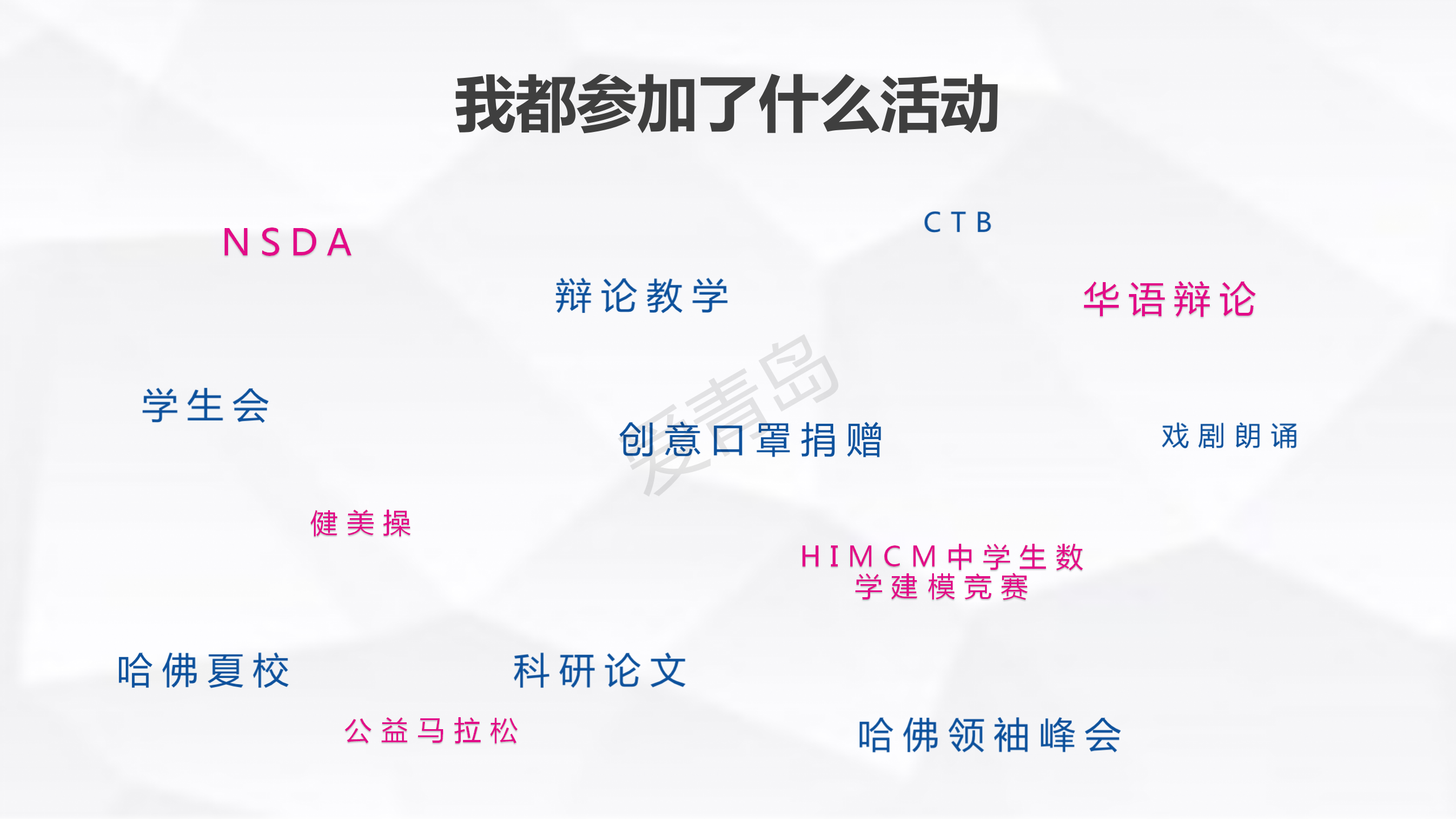 分享会|暑期分享会PPT大放送｜游宜