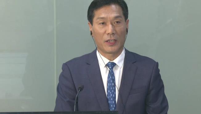 青岛西海岸新区管委副区长薛文谦、副区长赵英民