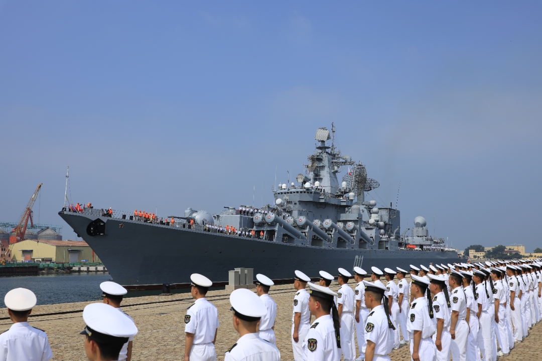 俄海军舰艇编队抵达青岛！中俄两国海军参演兵力全部集结完毕