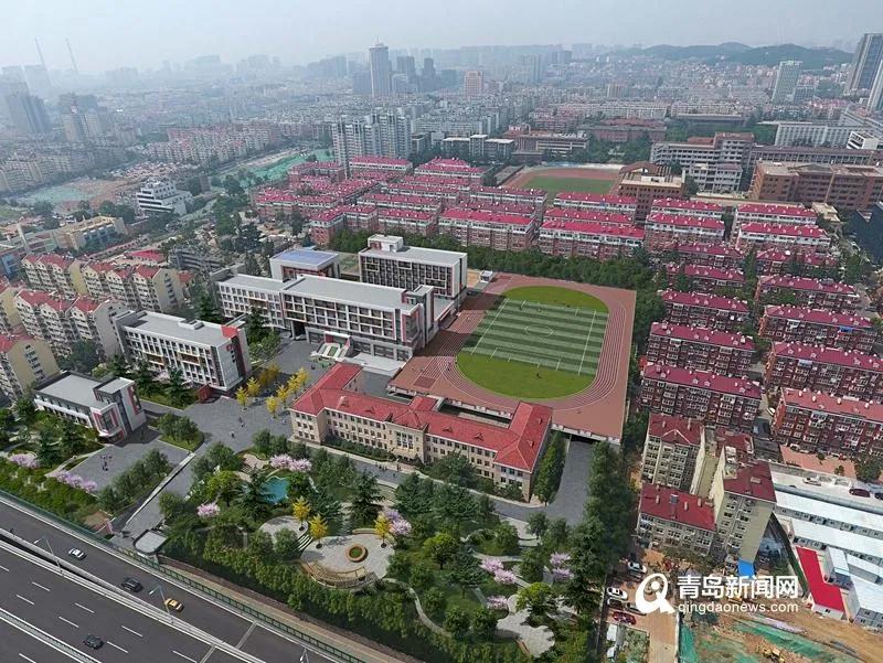 规划图出炉!青岛16中将新建宿舍,食堂,教学楼